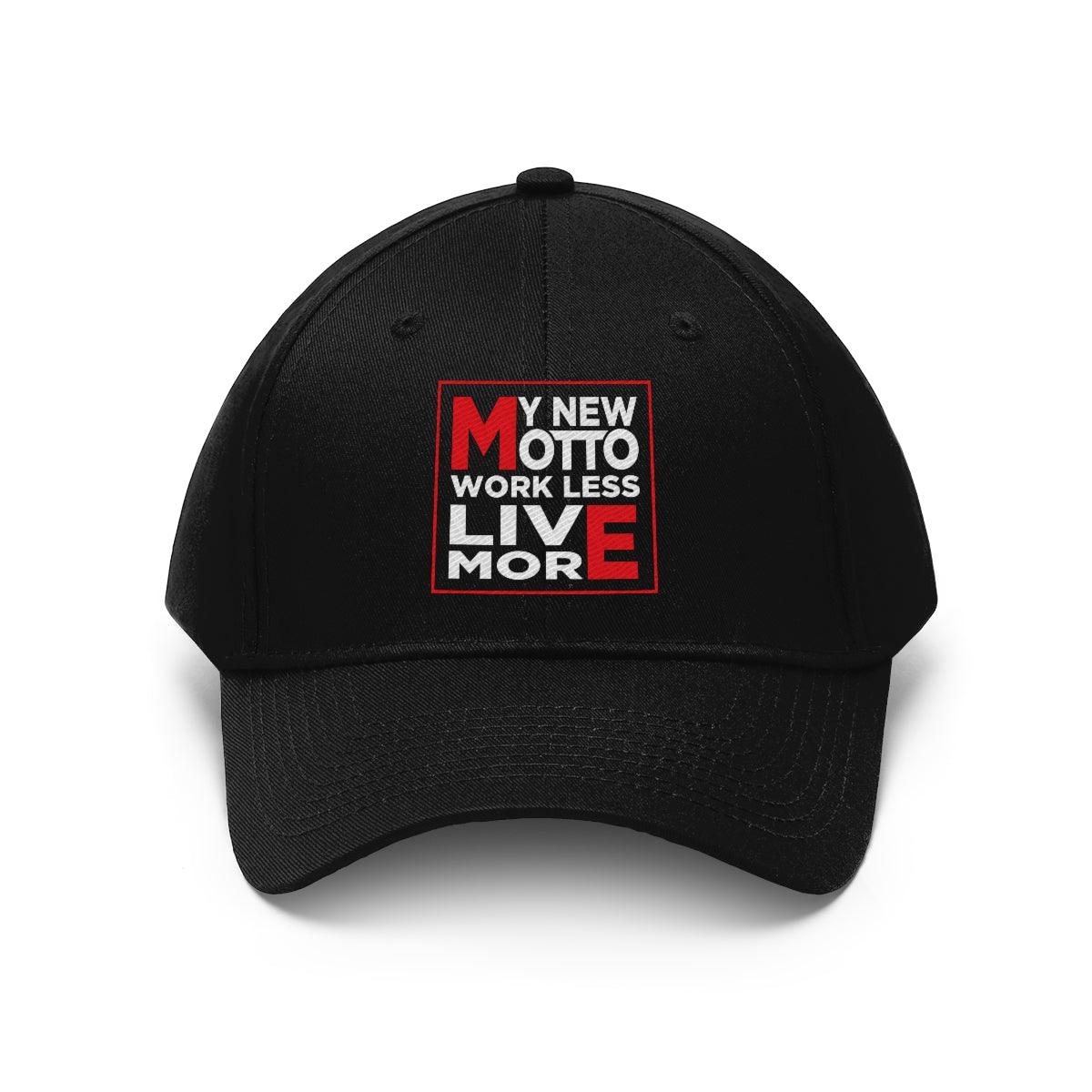 Work Less, Live Twill Hat - The Unleashed Entrepreneur