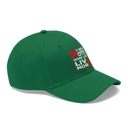 Work Less, Live Twill Hat - The Unleashed Entrepreneur