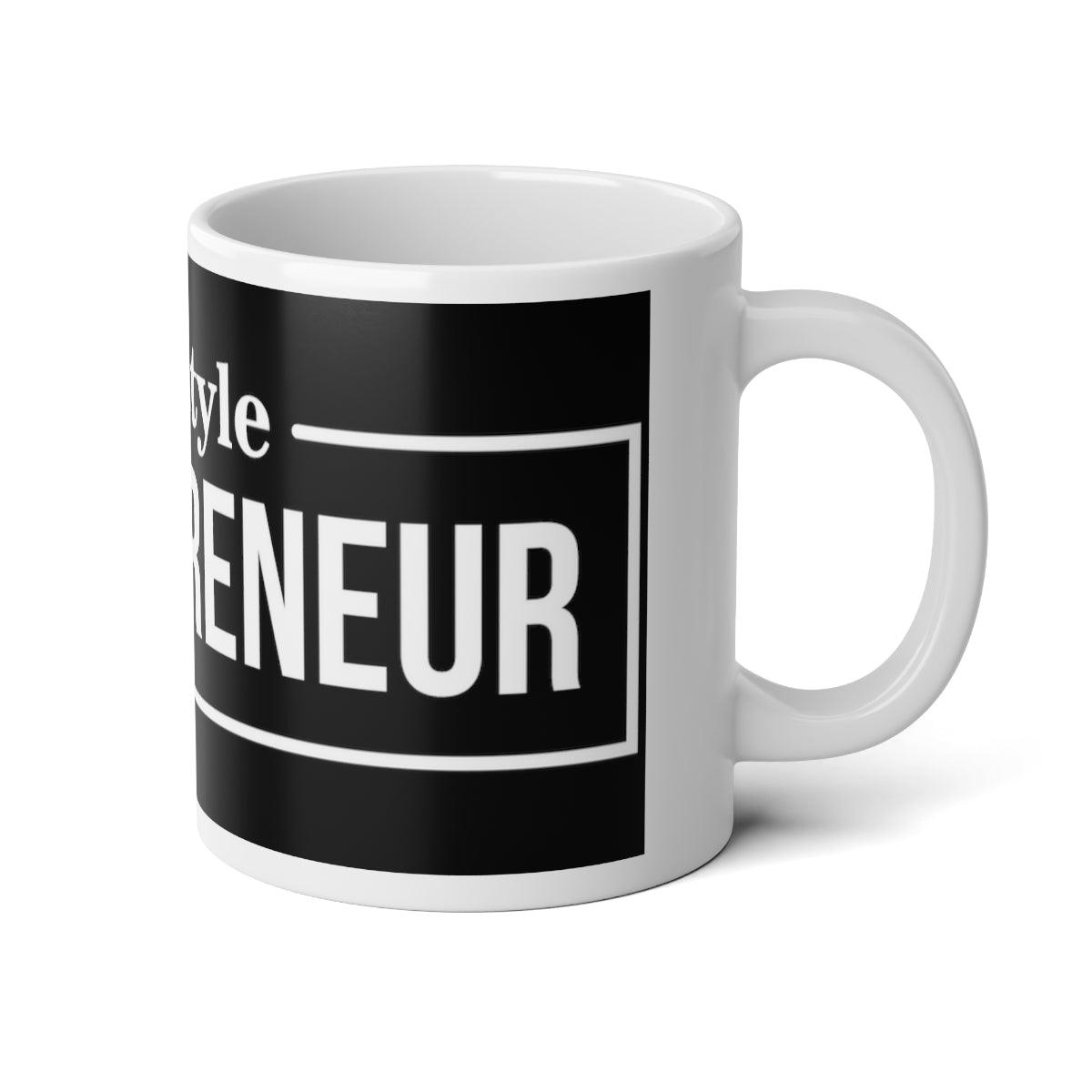 Lifestyle ENTREPRENEUR Jumbo Mug - The Unleashed Entrepreneur