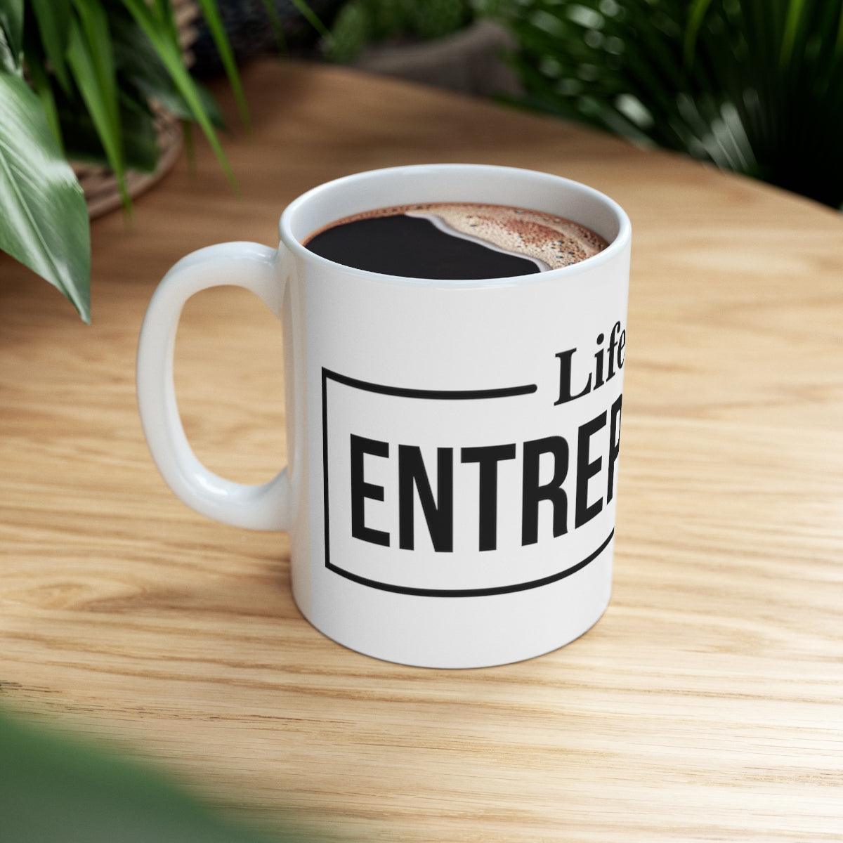 Lifestyle ENTREPRENEUR Ceramic Mug - The Unleashed Entrepreneur