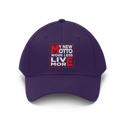 Work Less, Live Twill Hat - The Unleashed Entrepreneur